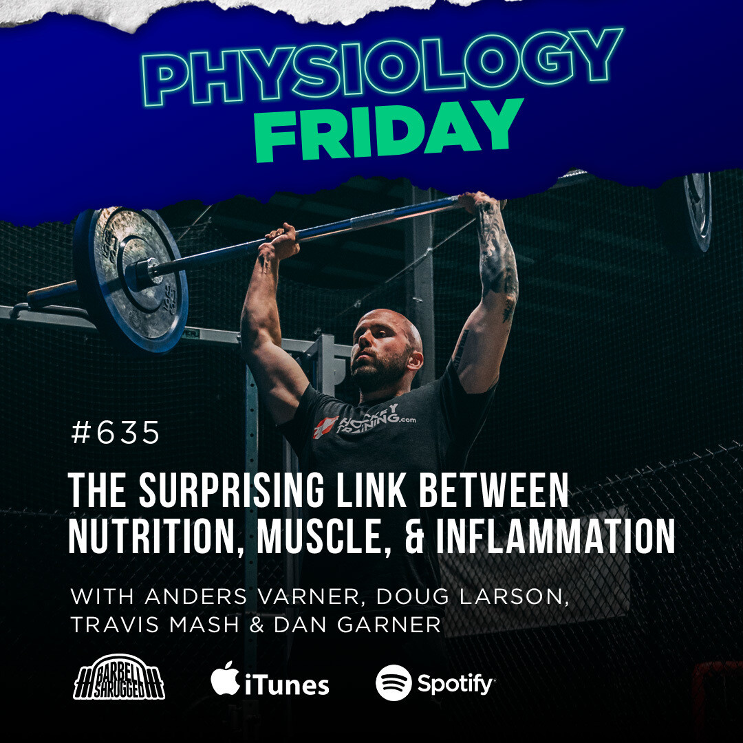 BarbellShrugged's tweet image. Physiology Friday: [Inflammation] The Surprising Link Between Nutrition, Muscle, and Inflammation w/ Anders Varner, Doug Larson, Coach Travis Mash and Dan Garner Barbell Shrugged #635

hubs.ly/Q02Z9ZSf0

#NutritionAndPerformance
#MuscleRecovery 
#SportsScience