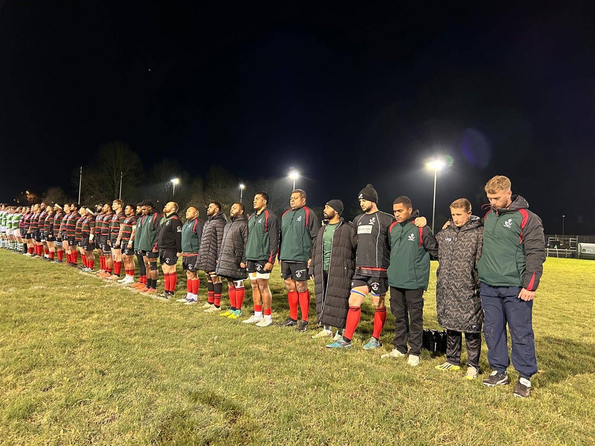 CO_5RIFLES's tweet photo. Last night, under 🔦, 5RIFLES 🏉 played @Salisbury_RFC. Our first game since returning from 🇪🇪, it was wonderfully competitive, accompanied by buglers 📯, and graced with plenty of community supporters🙏 @RiflesRegiment @armyrugbyunion @infantryrugby @Salisburymayor #swiftandbold https://t.co/WrN37TeCz0