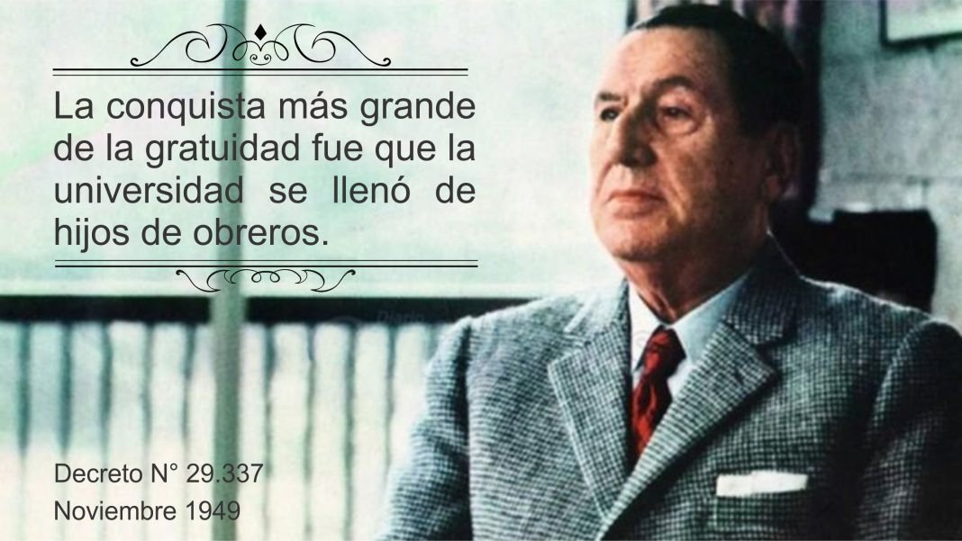 22 de noviembre: Día de la Gratuitidad Universitaria

Hoy celebramos una de las grandes conquistas del pueblo argentino: la gratuidad universitaria, alcanzada en 1949 durante el primer gobierno de Perón.