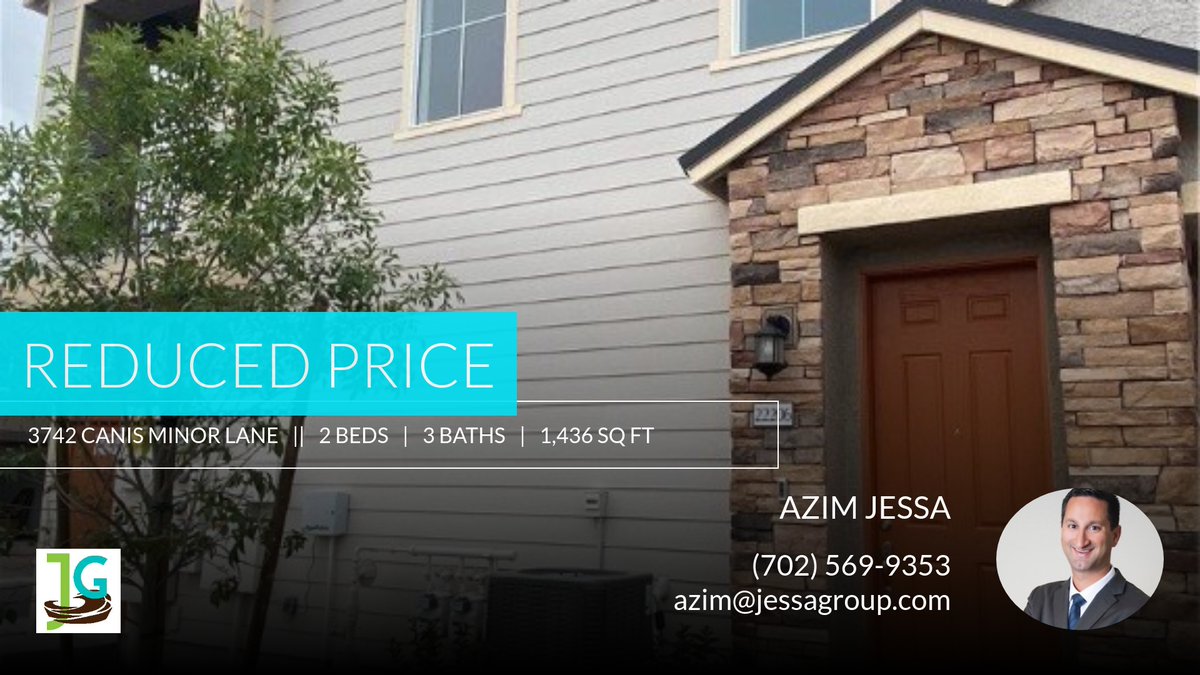 📍 Reduced Price 📍 This recently reduced home at 3742 Canis Minor Lane 22206 in Henderson won't last long, so, don't wait to set up a showing! Reach out here or at (702) 569-9353 for more information!

License# BS.143354 homeforsale.at/3742_CANIS_MIN…
