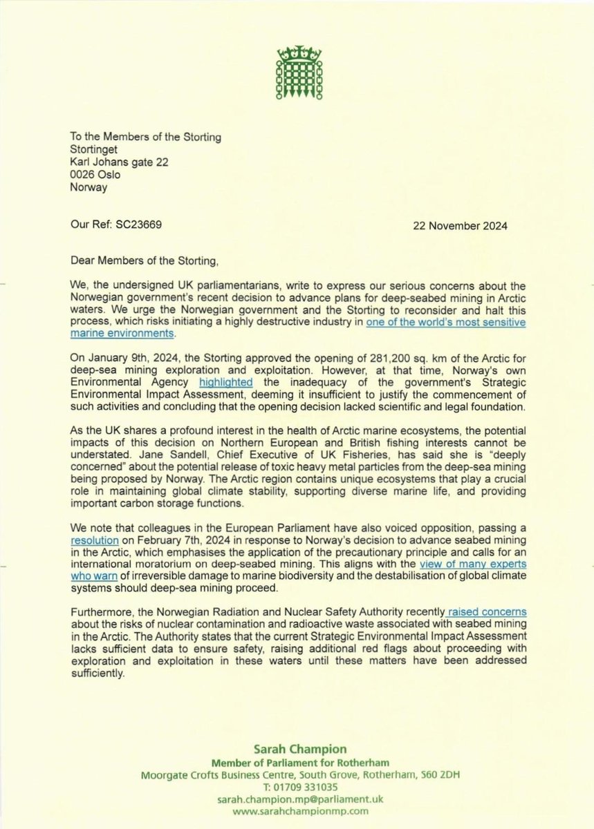 Sarah Champion tweet media