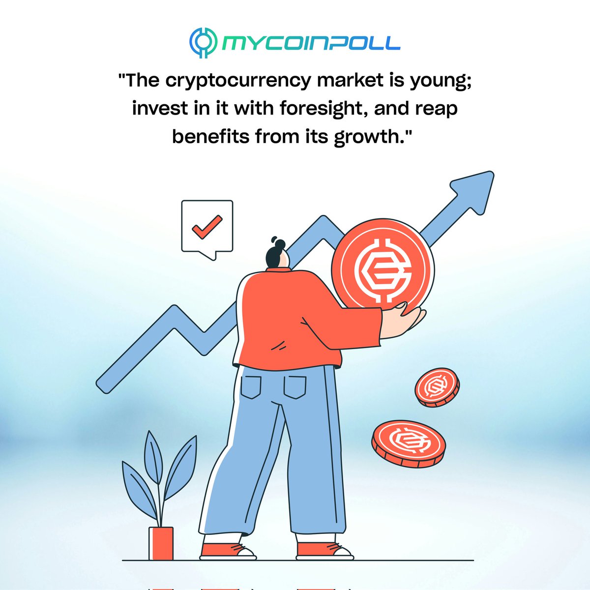 mycoinpoll's tweet image. 🌱 Plant the Seeds of Prosperity!

The cryptocurrency market is still in its youth—embrace it with foresight, nurture your investments, and watch them flourish. 📈💡

💼 Take the leap today for a brighter financial tomorrow!
#CryptoGrowth #InvestSmart #DigitalAssets…