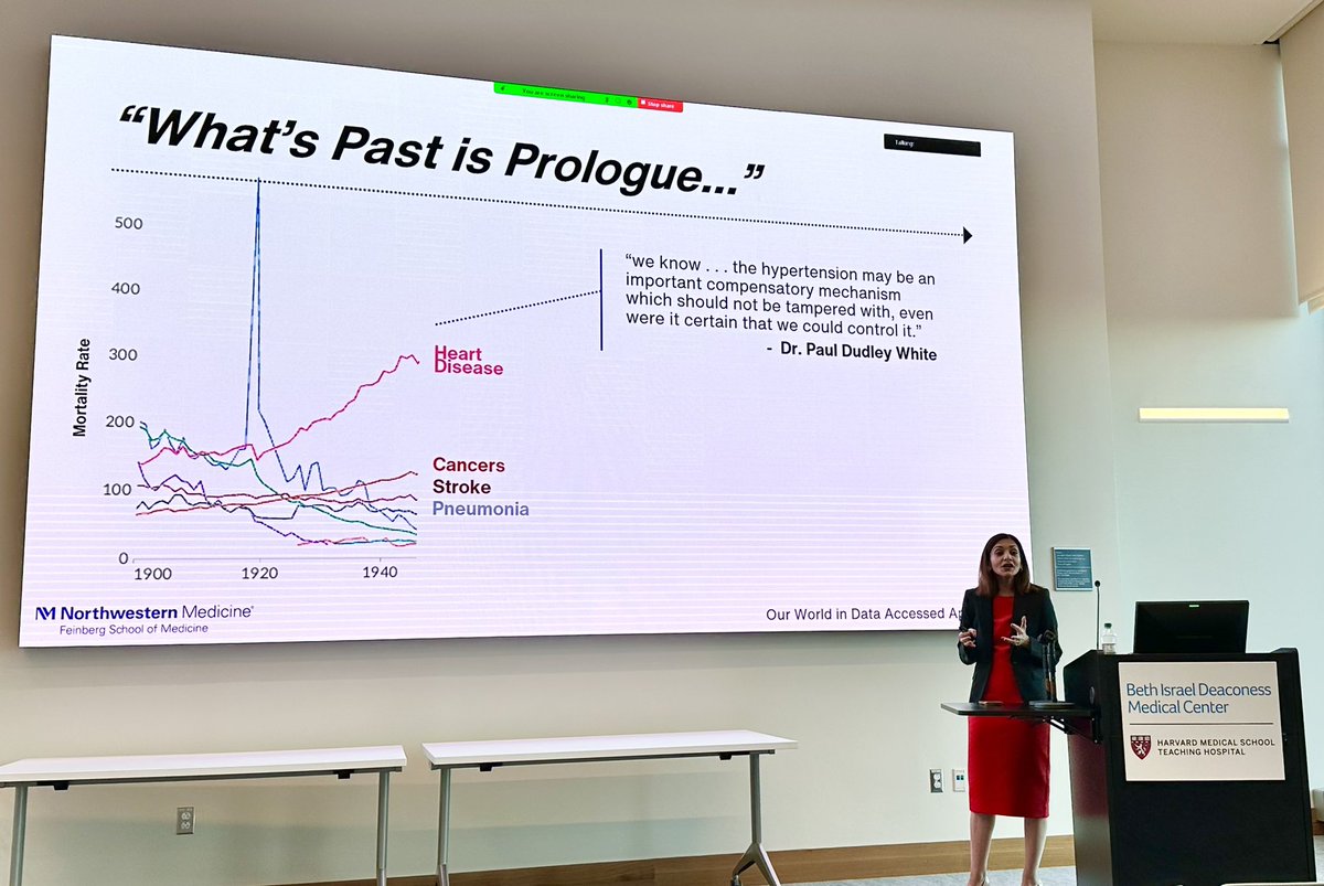 A brilliant and Shakespeare-inspired <a href="/BidmcCvi/">BIDMC CVI</a> Grand Rounds talk by <a href="/HeartDocSadiya/">Sadiya Khan</a> 

“To PREVENT or not to prevent CVD: That is the question”