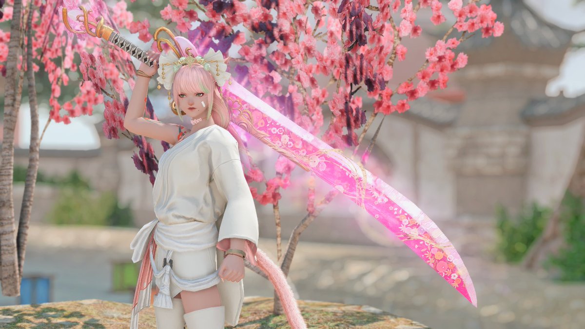 kwehlua's tweet image. joked about wanting to be a tank main next expac but now it's no longer a joke because this drk weapon is too beautiful