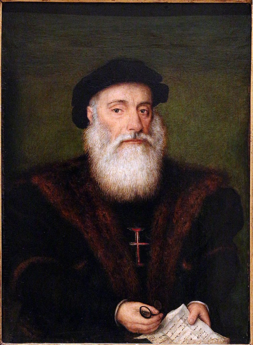 MocnyPetr62670's tweet photo. Dne 22. listopadu 1497 objevil portugalský navigátor Vasco da Gama cestu do Indie, když obeplul Mys Dobré naděje. Tento historický krok otevřel nové obchodní trasy mezi Evropou a Asií. #VascoDaGama #historie #objevitel https://t.co/NFRaRjPZ8s