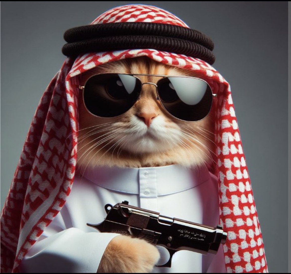 arab cat tweet media