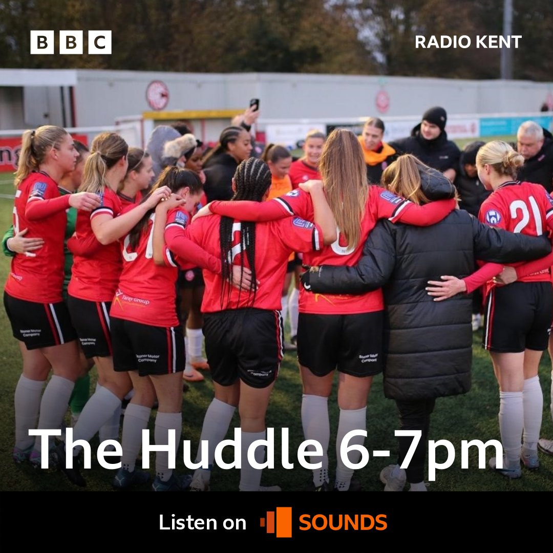 BBC Sport Kent (@bbckentsport) on Twitter photo THE HUDDLE on <a href="/BBCRadioKent/">BBC Kent</a> from 6pm:
β½ #Gills & Kent non-league preview
π Women's FA Cup with <a href="/ChathamTownFC/">Chatham Town</a> boss Keith Boanas & <a href="/AylesfordLFC/">Aylesford FC (Ladies)</a> pre round two
π <a href="/KentCricket/">Kent Cricket</a> Women's new head coach James Hockley
π National League rugby round-up
π» bbc.co.uk/sounds/play/liβ¦ THE HUDDLE on <a href="/BBCRadioKent/">BBC Kent</a> from 6pm:
β½ #Gills & Kent non-league preview
π Women's FA Cup with <a href="/ChathamTownFC/">Chatham Town</a> boss Keith Boanas & <a href="/AylesfordLFC/">Aylesford FC (Ladies)</a> pre round two
π <a href="/KentCricket/">Kent Cricket</a> Women's new head coach James Hockley
π National League rugby round-up
π» bbc.co.uk/sounds/play/liβ¦