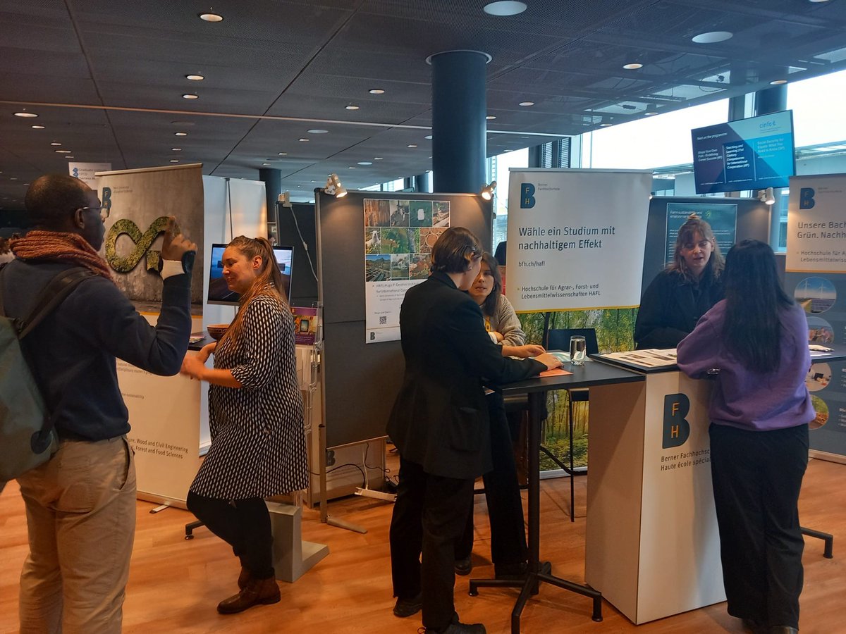 BFH-HAFL at #Forumcinfo: the snow couldn’t keep us away! The #Swiss event on #work &amp; #careers in #internationalcooperation today in Bern, Switzerland, was a resounding #success: linkedin.com/feed/update/ur… #bfhhafl #internationalagriculture #studentopportunities #networking #cinfo