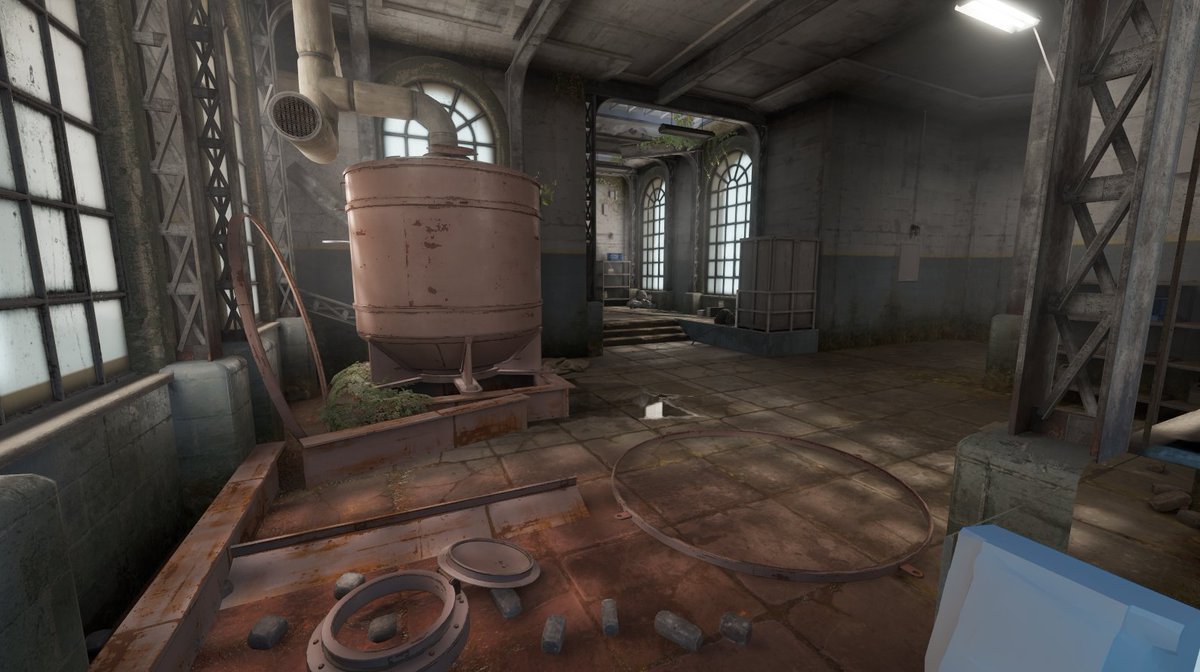 Grum1x's tweet image. #de_echolab🧪 update! The 'T-side double doors room' received some materials!
#bigadventurecs2mappingcontest #mapcore #leveldesign #greybox #mapping #gamedevelopment #counterstrike