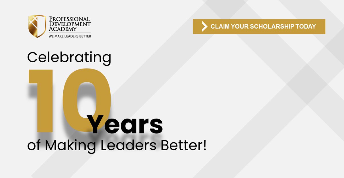 Time is running out! Take advantage of our 10th Anniversary scholarships and secure your spot for 2025 before December 31st.

Don't miss out — contact us today for more details!
#leadershipdevelopment