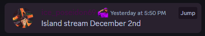 IceUpdatesCx's tweet photo. Next stream should be (around) December 2nd. Streamers including Ice himself will have to survive on a remote island.  

Who do you want to see part of this? 👀 https://t.co/rujdOR9cfj