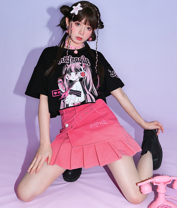 SweetCoolDaily's tweet photo. Get completely ready to include a pop of color to your wardrobe with our lovable Dopamine Outfit Style Pink Gradient High Waist Skirt! Store now at https://t.co/d6c6MDomcC and provide some kawaii vibes to your style! #kawaiifashion #highwaistskirt https://t.co/t6Yo5QE6sm