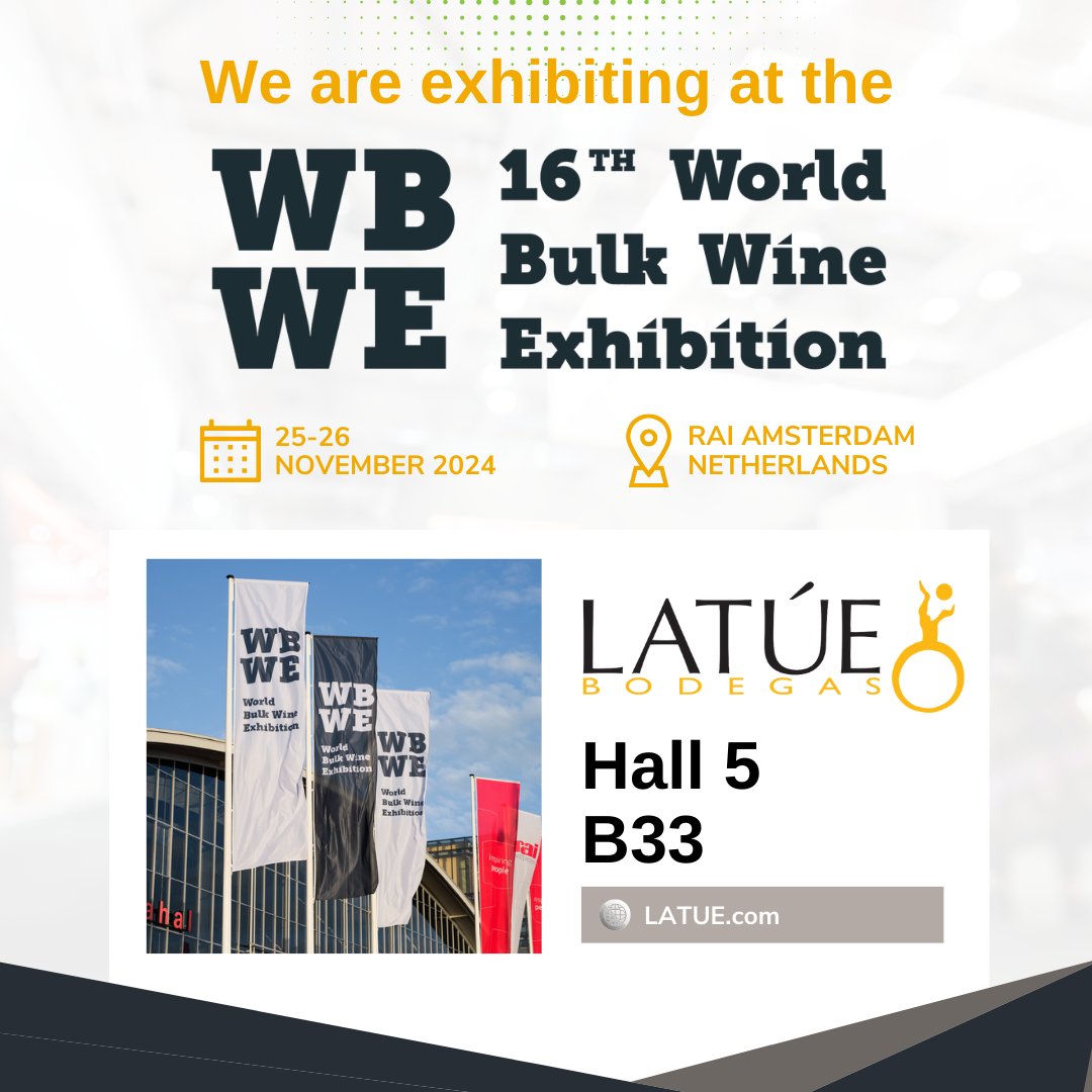 Road to #Ámsterdam ✈️🇳🇱🍷
There we go! World Bulk Wine Exhibition (#WBWE)