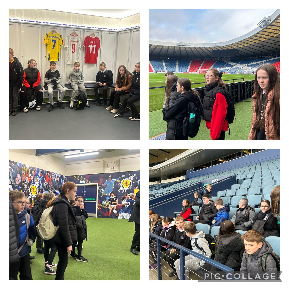Primary 6/7 and Primary 7 enjoyed a trip to Hampden Park today. We found out lots about the home of Scottish football and took a tour of the national stadium. The children had a great time! ⚽️🏆🏴󠁧󠁢󠁳󠁣󠁴󠁿