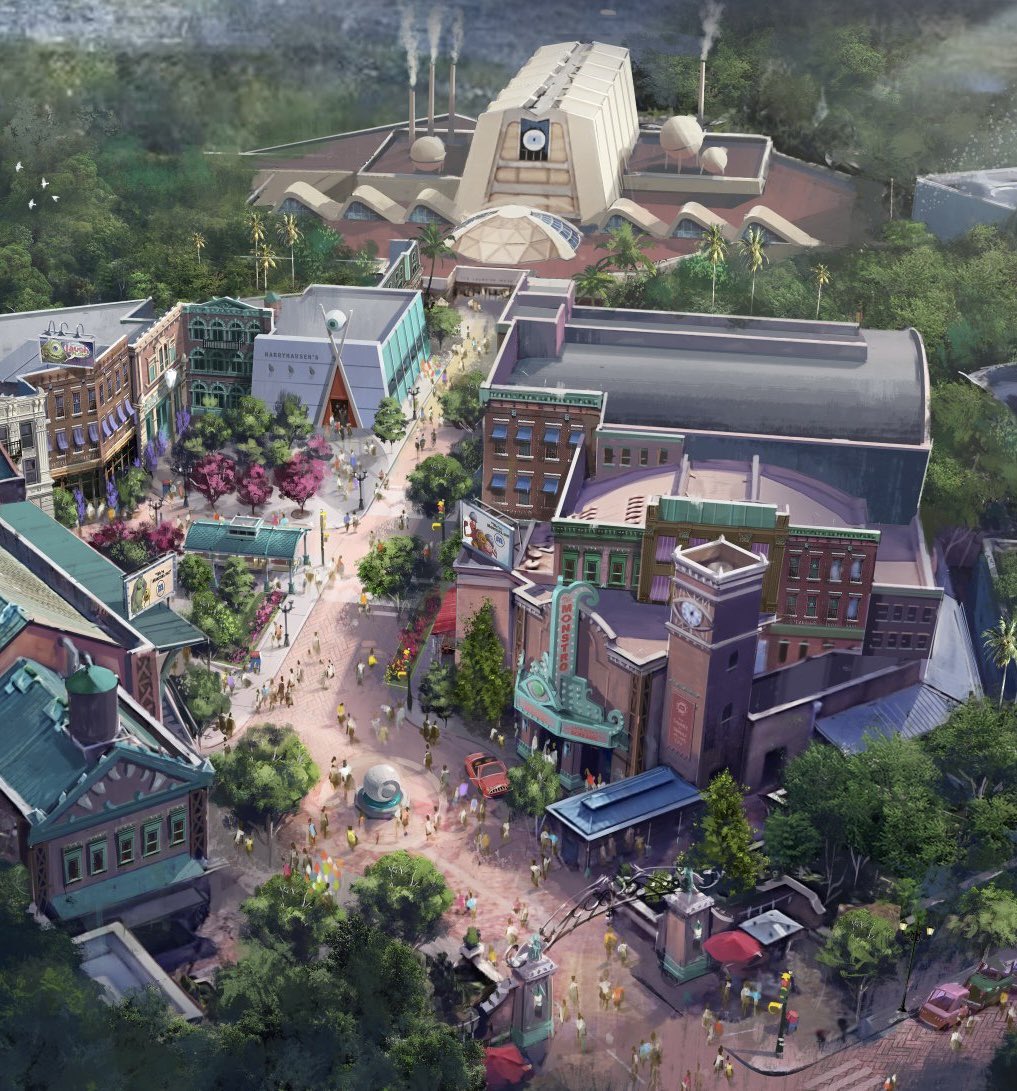 DiscussingFilm's tweet photo. Monsters Inc Land will officially replace Muppets Courtyard and Muppet*Vision 3D at Disney's Hollywood Studios. 

The Muppets will now be taking over the Rock ‘n Roller Coaster. https://t.co/VD2HL8kIdW
