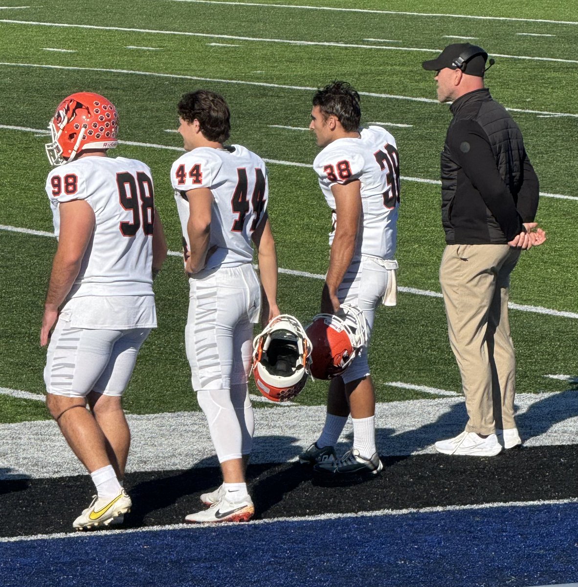 seanwynn_1's tweet photo. So proud of these guys. Congrats to Ryan Burke 1st team all conference snapper, Nate Craft 2nd team all conference kicker and Drew Rader who averaged 40 yds a punt and 28/28 on extra points. You all made ex Georgetown specialists very proud. Love you guys! https://t.co/mgES23os6X
