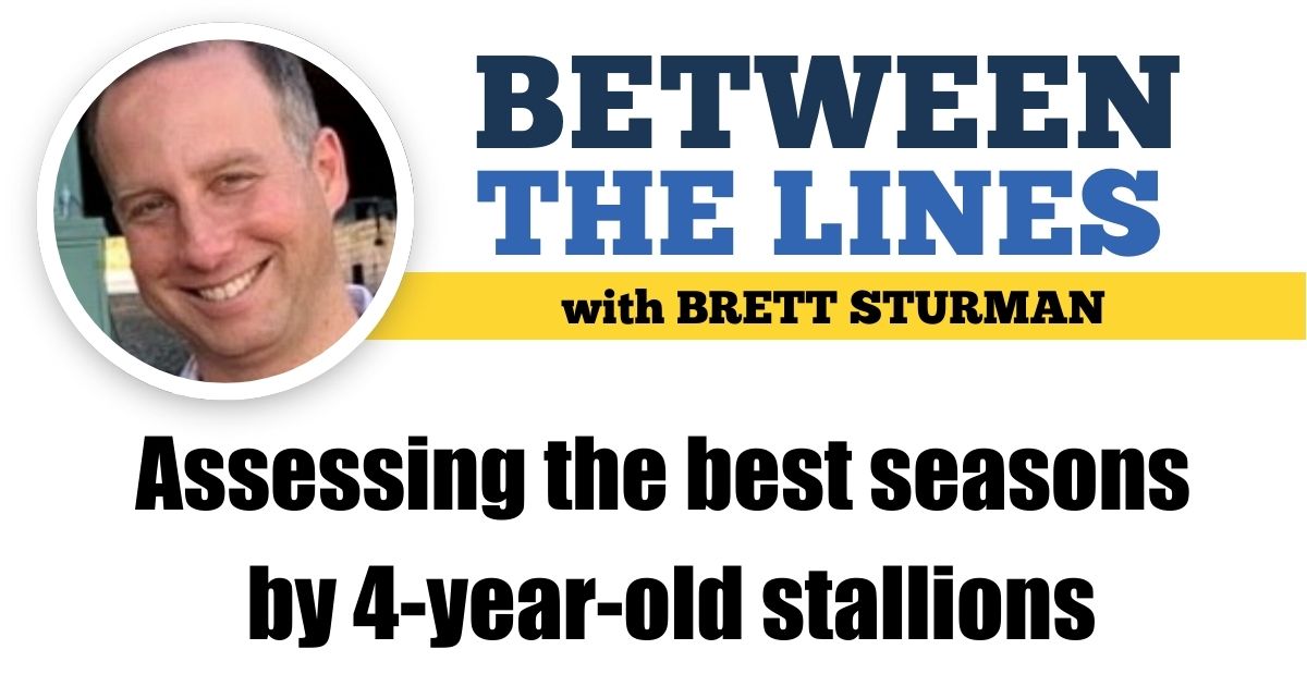 • <a href="/RacingBeard/">Brett Sturman</a>: Assessing the best seasons by 4-year-old stallions 
buff.ly/4hX4pQp 

... Subscribe to HRU - for free - today at buff.ly/2JEfULa