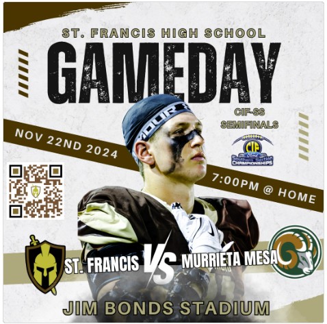 Marc Ulrich (@marc_ulrich) on Twitter photo Semi-Final game on!!!!!
<a href="/SFGoldenKnights/">St. Francis Football</a> vs Murrieta Mesa High School
The beast below is <a href="/UlrichGriffin/">GriffinUlrich</a> 2-way starter in the pits. Semi-Final game on!!!!!
<a href="/SFGoldenKnights/">St. Francis Football</a> vs Murrieta Mesa High School
The beast below is <a href="/UlrichGriffin/">GriffinUlrich</a> 2-way starter in the pits.