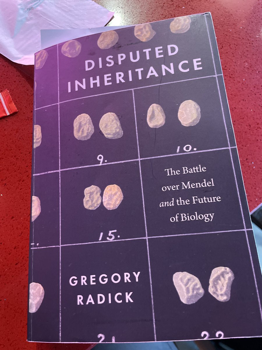 Totally glued to Gregory Radick’s phenomenal book - after his fantastic talk at <a href="/GeneticsSociety/">ASHG</a>