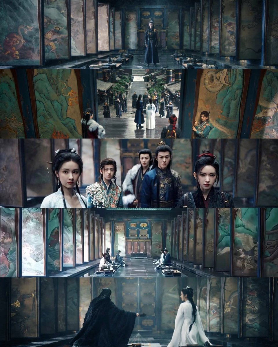 collage of scenes from chinese fantasy drama《fangs of fortune》(2024)