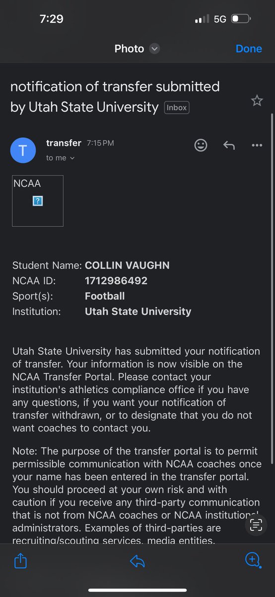 Collin Vaughn tweet media