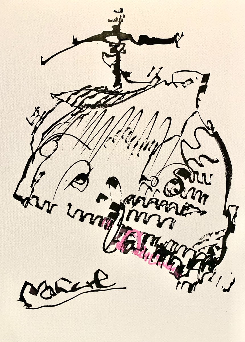 andomacue's tweet photo. 「LCKY.BUG」
POSCA on Drawing Book
364mm × 515mm (14.33in × 20.28in)
2024
#LuckyBug #Imperfection #POSCA #Drawing #ContemporaryArt #Art #Abstract #FortuneInTheBug
#ラッキーバグ #不完全さ #ポスカ #ドローイング #現代アート #アート #抽象 #バグの幸運 https://t.co/r5CO9IVsmo