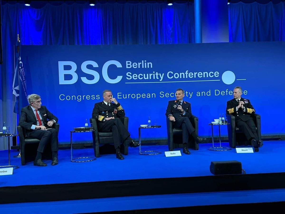 NATO_ACT's tweet photo. Adapting to challenges, maintaining the edge.
At the #BSC24 @NATO_ACT’s Deputy Commander Gen. Badia stressed, that to ensure effective deterrence & defence, the Alliance must prioritize actionable plans, ready forces, & strong interoperability: https://t.co/HWWAnYh9K4
#WeAreNATO https://t.co/Ga7EPOeOTp
