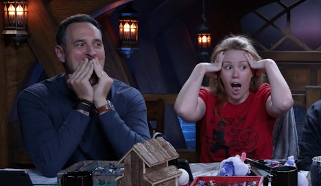 temultuouspanic's tweet photo. I think Travis and Marisha were all of us reacting to THAT scene last night
#criticalrolespoilers https://t.co/IVG9y84vak