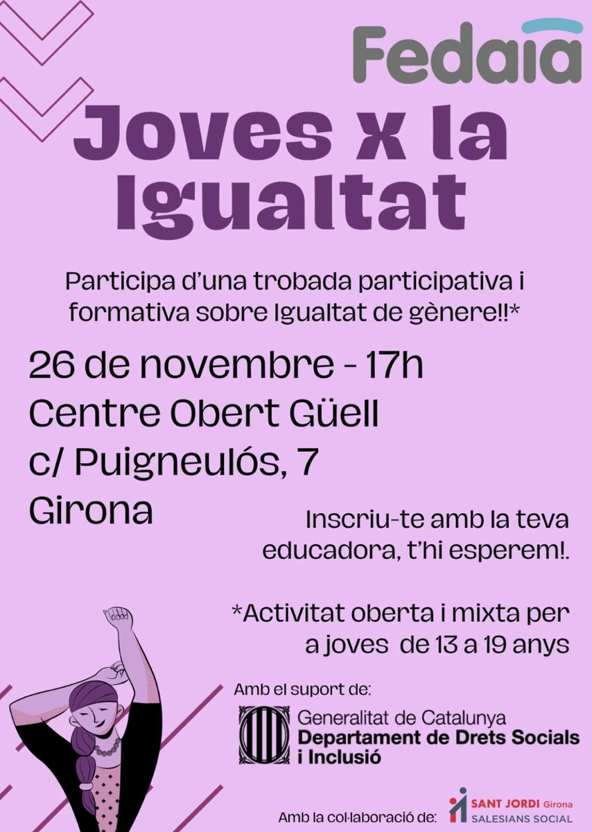 El dimarts que ve al Centre Obert d'Adolescents Güell!!!💜💜