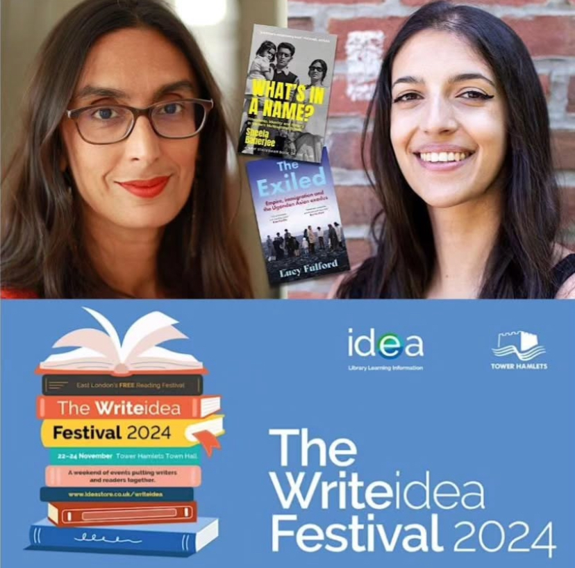 sheela banerjee (@sheelabanerjee) on Twitter photo Really looking forward to appearing with <a href="/lucyfulford/">Lucy Fulford</a> at the #WriteIdea festival tomorrow! Join us at 4pm at Tower Hamlets Town Hall. We'll be talking about our books, WHAT'S IN A NAME? & THE EXILED.
Book your free place here ideastore.co.uk/whats-on/write… Really looking forward to appearing with <a href="/lucyfulford/">Lucy Fulford</a> at the #WriteIdea festival tomorrow! Join us at 4pm at Tower Hamlets Town Hall. We'll be talking about our books, WHAT'S IN A NAME? & THE EXILED.
Book your free place here ideastore.co.uk/whats-on/write…