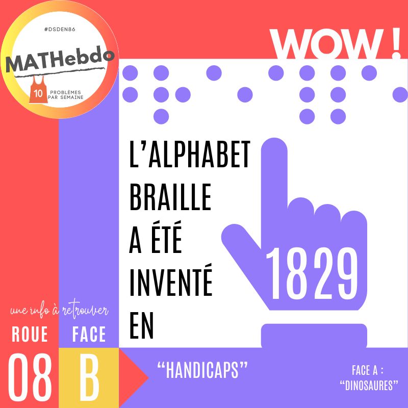 Cette semaine #MATHebdo met l'accent sur la sensibilisation aux handicaps sur la face B😁
Focus sur les dinosaures en face A😉
➡️ww2.ac-poitiers.fr/dsden86-pedago…
<a href="/acpoitiers/">Académie de Poitiers</a> <a href="/DSDEN86/">DSDEN de la VIENNE</a> <a href="/ozyremi/">Rémi Tournier</a>