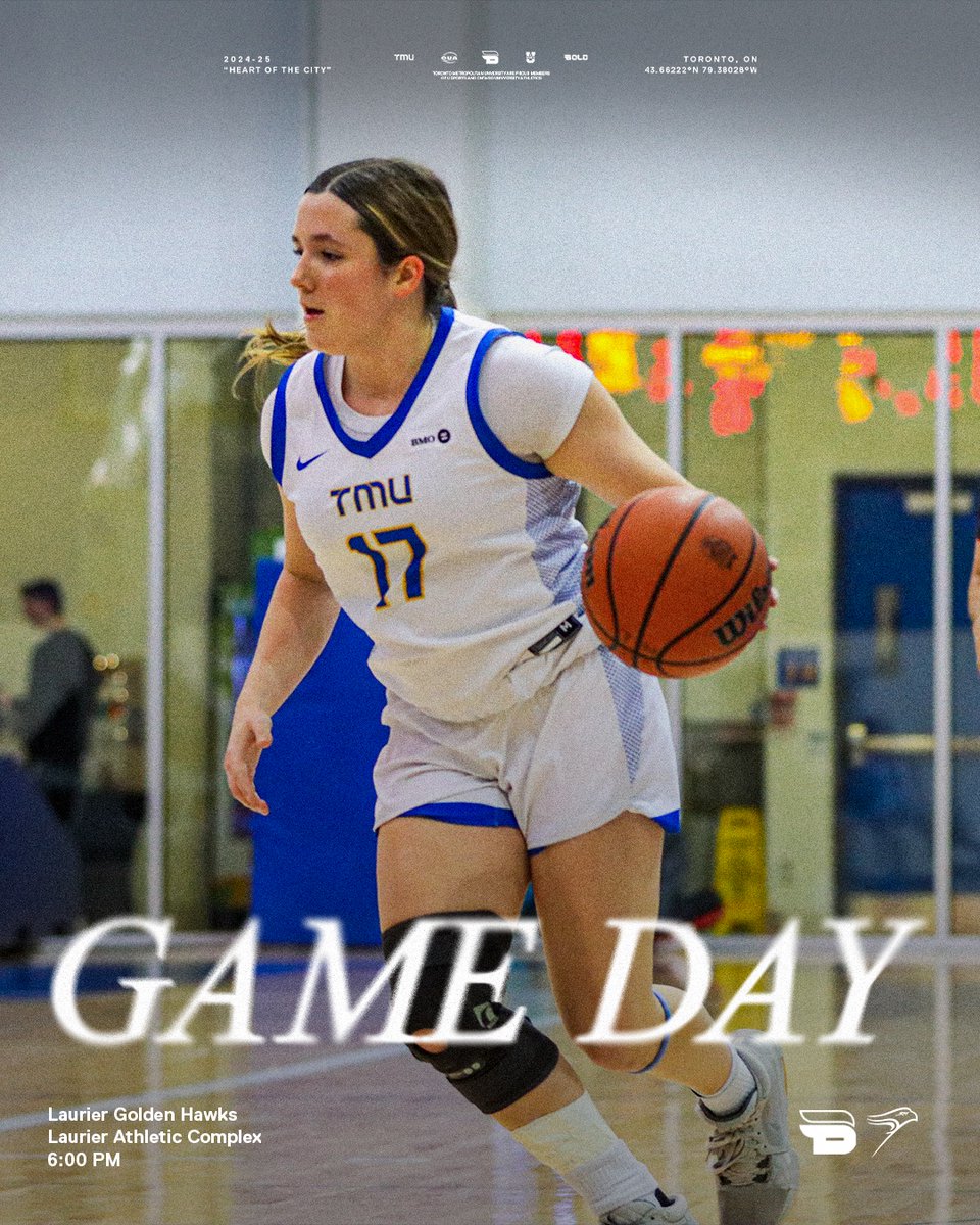 Quick trip to the Loo!🚘

🆚: Laurier Golden Hawks
⏰: 6:00 pm
📍: Laurier Athletic Complex
📺: OUA.tv

#BeBold | #TMUvsWLU