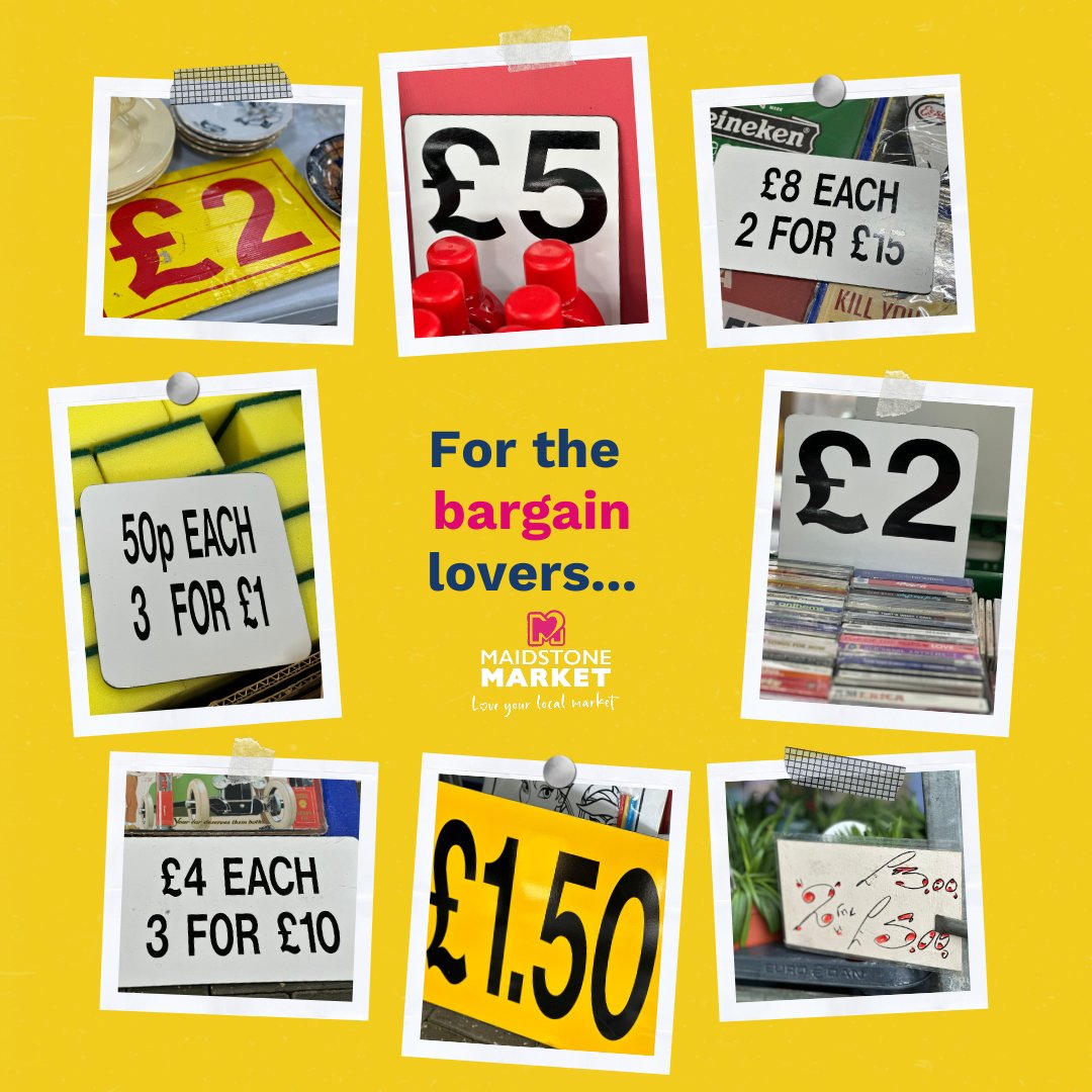 Maidstone Market OPEN Saturday 23 November 7:30am to 1:00pm. Our Market is in an undercover car park on brick surface. Come support your market traders by spending £10-£20 on every day items you will buy anyway like kitchen roll, toothpaste, DVDs, baked goods, games, etc.