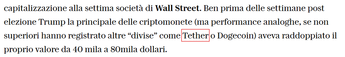 Cux75's tweet photo. La grande competenza dei giornalisti di Repubblica riguardo alle crypto: tra le centinaia di coin che potevano scegliere come esempio di grandi performance, vanno a pescare proprio una stable coin 😆 che sfiga però 😄
#Crypto 
https://t.co/JfycPDdGpR https://t.co/1vFKzRdffR