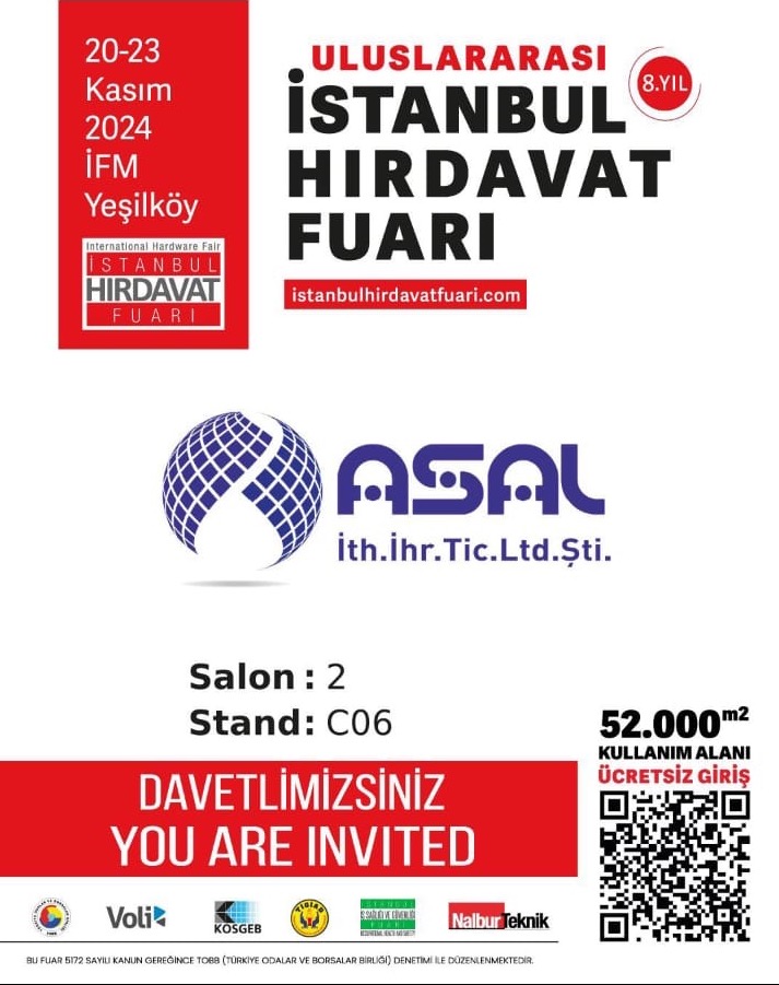 Samedia_Int's tweet image. SAMEDIA tools are now exhibited on ASAL ITHALAT booth, our dedicated partner, at the International Hardware Fair in Istambul 🇹🇷

Come and see us at Salon 2 - Stand C06 ! 👷

End of fair: 23 Nov, 2024

#samedia #istambul #diamondtools #asal #cuttingtools #corebits #grindingtools
