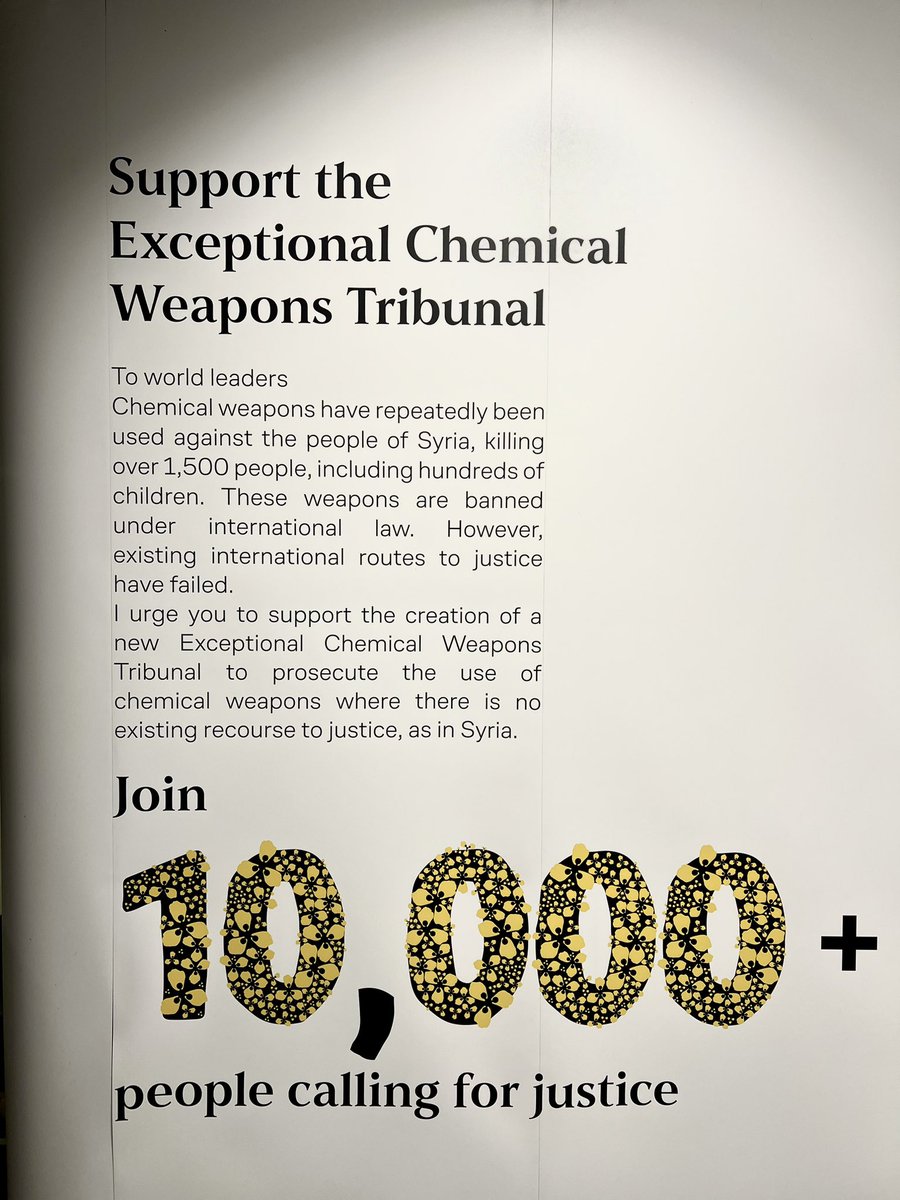 1/ This week, survivors, activists, and Syrian civil society organizations gathered in The Hague for the Second Syrian Civil Society International Conference on Chemical Weapons.
The focus: achieving justice and breaking the cycle of impunity surrounding chemical weapons use in