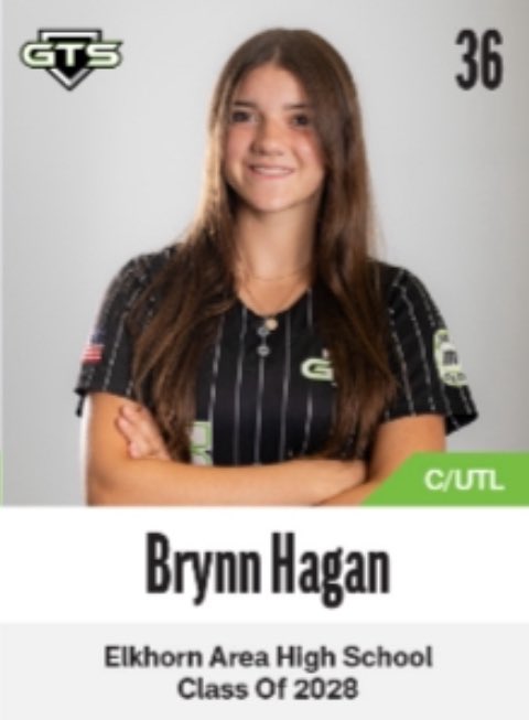 <a href="/BrynnHsoftball/">Brynn H</a>   OF/C - Class of 2028

🥎 .404 BA, .588 OBP, 1.141 OPS, .533 SLG
🥎 19 hits (2 doubles, 1 triple, 1 HR)
🥎 20 BBs
🔥8 stolen bases🔥

A true triple threat lefty - can hit for extra bases, drop a bunt, and steal bases. No one is running on this kid in the field💪🏼