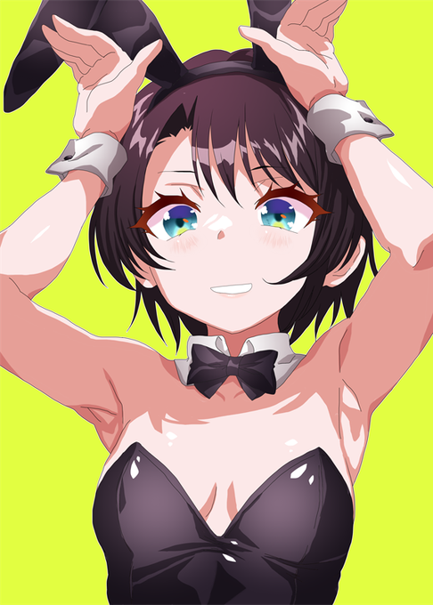 バニーすば、バニーまつり、バニー船長Σφ三φ(:3」∠)_
 #バニーガール貼って元気づけてください 