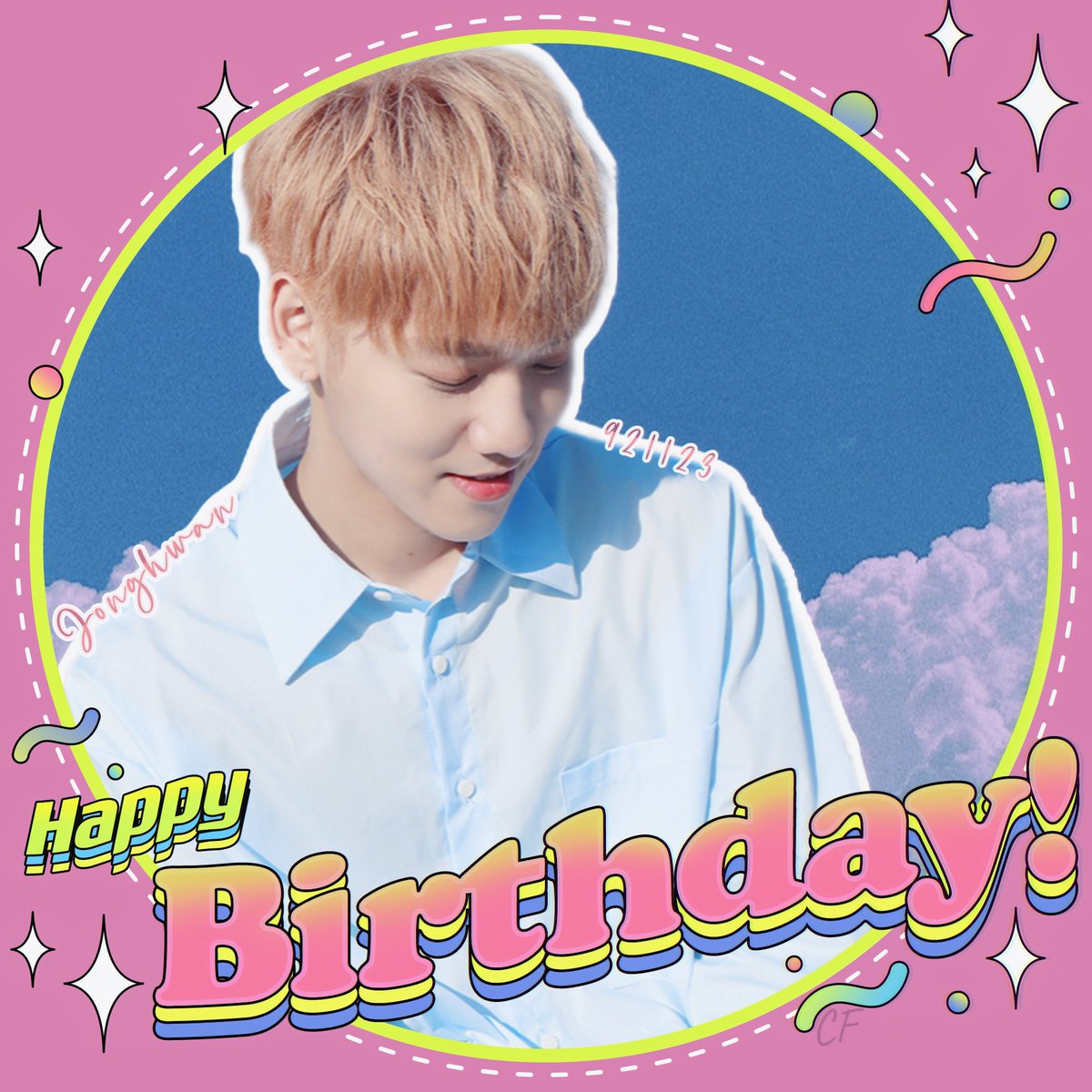 ChitFongELFmin's tweet photo. ☁️❤️HAPPY BIRTHDAY TO JONGHWAN❤️☁️
#FAVE1 #JONGHWAN #JONARI #페이브원 #종환 #조나리 #조종환 #HAPPYJONGHWANDAY1123 #HAPPYJONGHWANDAY #1chu_언제나함께_타시카니 @100per_jonari @FAVE1_official https://t.co/0DsNkkT7CB