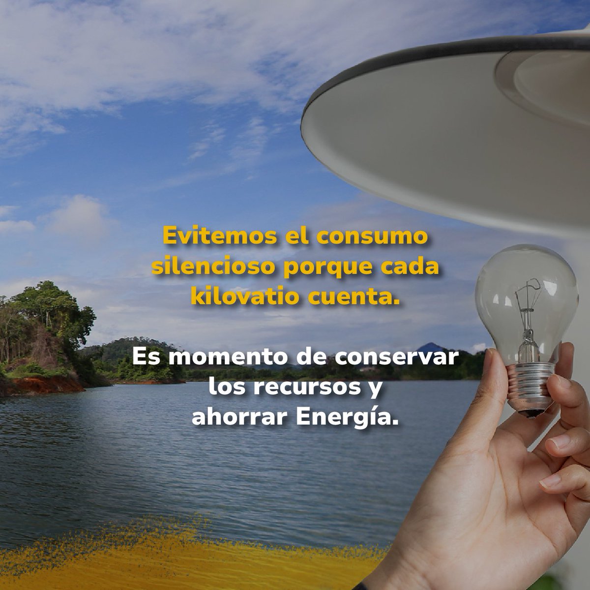 MinEnergiaCo's tweet photo. ¡Recuerda! Juntos podemos tomar acciones para el cuidado y uso eficiente de la Energía ⚡. Por eso, ten en cuenta estas medidas y compártelas para que entre todos cuidemos nuestros recursos en este tiempo de #AlertaPorLasLluvias.
#CuidaLaVida⚡#CuidaTuEnergía https://t.co/p4tuOTYMXA