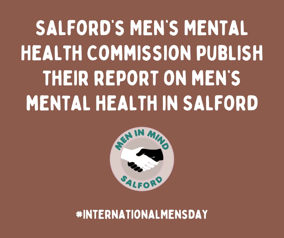 Have you had chance to read Salford's Men's Mental Health Commission report yet?
☕️Grab a brew and take a read: 
healthwatchsalford.co.uk/report/2024-11…