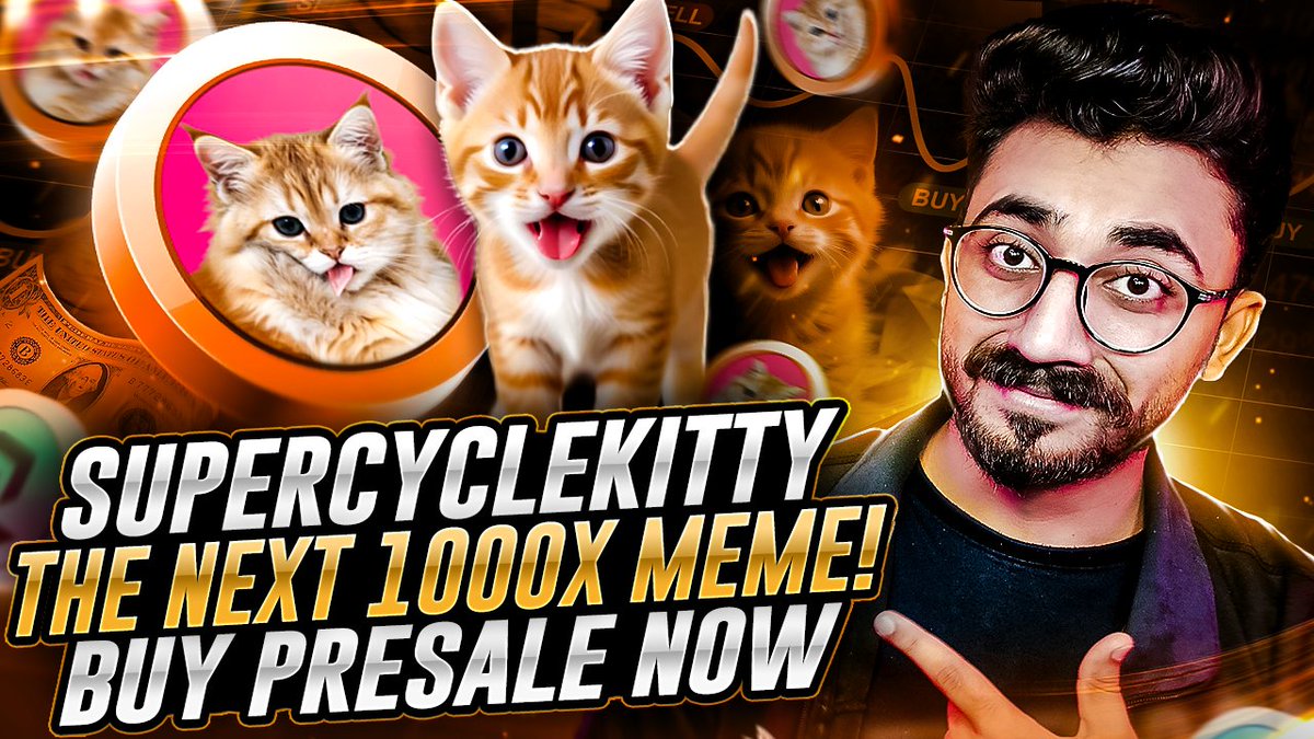 Soon people will realize Supercyclekitty is the next Popcat.
youtu.be/4Op05jH5ul0

Get in Now.Mark your calendars!
pinksale.finance/solana/launchp…

#presale #pinksale #fairlaunch #100x #btc #meme #raydium #pumpfun #airdrop #memecoin #solana #supercyclekitty $sol #popcat #BTC #GIVEAWAY