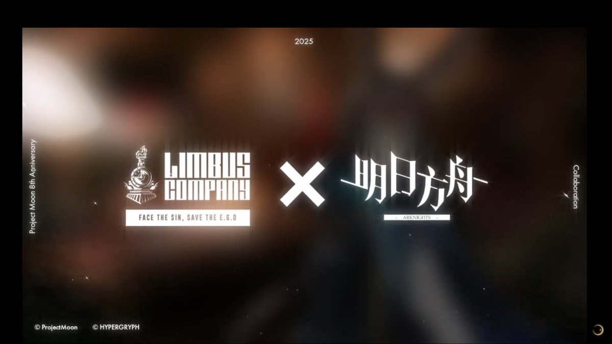 PM_Intelligence's tweet photo. 【ProjectMoon 8周年配信(18)】
LimbusCompany × アークナイツ
コラボレーション その1
(リプに続きます) https://t.co/KeRT7EpFR1