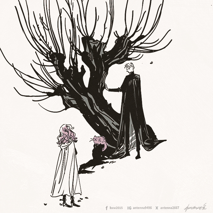 渾拚柳下的兩人🌲💥😼 #dramione
另外溫馨提示💬桌曆要截止了！