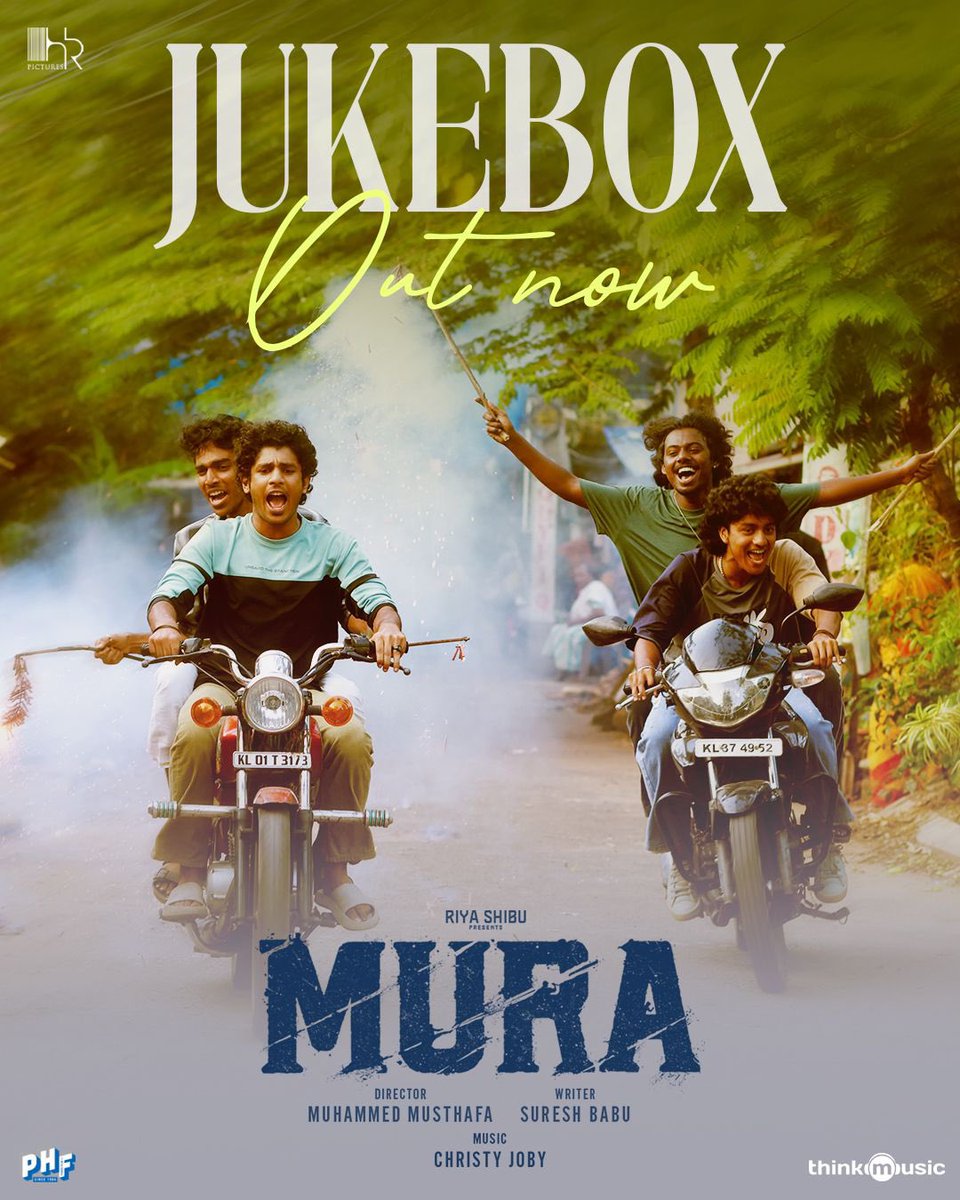 rajakumaari's tweet photo. 🎶 Ready to groove? Check out the full jukebox of #Mura on YouTube now! 🎧

watch now - https://t.co/us1FA0s6vA

@hridhuharoon #surajvenjaramoodu 

Directed by #musthafaactor 
Produced by HR Pictures @riyashibu_ 
Written by #sureshbabu

#MURA 
#christyjoby @hr_pictures  @maalaparvathi1 
@thinkmusicindia @pharsfilm @mediaaltair @beyondmediapres @propratheesh @proyuvraaj