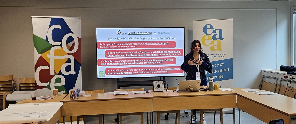 EAEA (@eaea2020) on Twitter photo One of the topics, presented during the "Inclusive Education" workshop, was the Joint Statement on The Need for a Family Test in EU Education and Training Practices, available here: eaea.org/wp-content/upl…
<a href="/COFACE_EU/">FAMILIES EUROPE</a> <a href="/lllplatform/">Lifelong Learning Platform</a> #LLLWeek One of the topics, presented during the "Inclusive Education" workshop, was the Joint Statement on The Need for a Family Test in EU Education and Training Practices, available here: eaea.org/wp-content/upl…
<a href="/COFACE_EU/">FAMILIES EUROPE</a> <a href="/lllplatform/">Lifelong Learning Platform</a> #LLLWeek