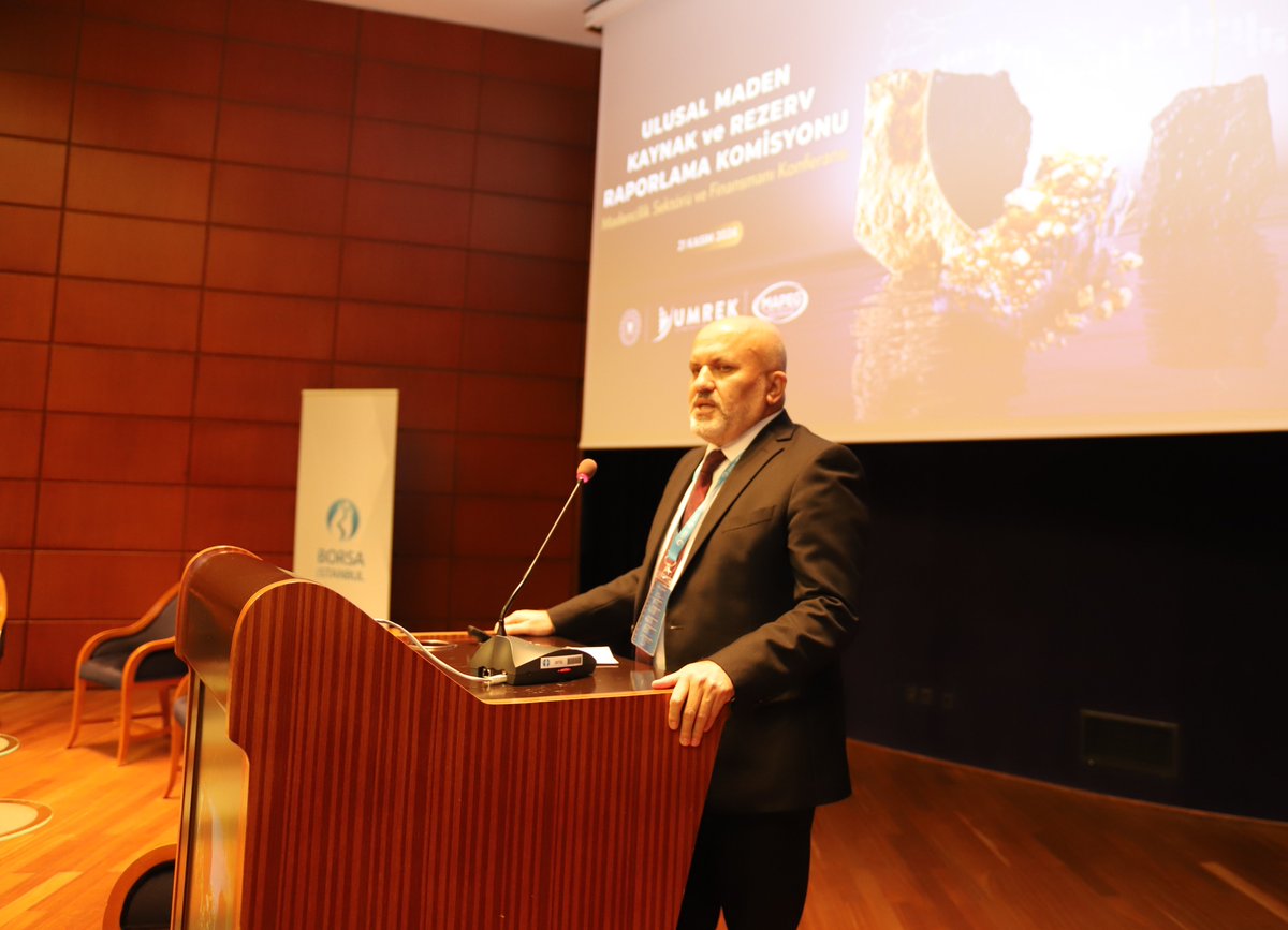 MAPEGTC's tweet photo. UMREK faaliyetlerinin ve UMREK Kodu'nun finans sektörüne tanıtımı, madencilik sektörünün sermaye ve finansmana erişimi hakkında bilgilendirilmesi amacıyla, UMREK tarafından, Borsa İstanbul A.Ş.'nin ev sahipliğinde "Madencilik Sektörü ve Finansmanı Konferansı" gerçekleştirildi. https://t.co/YkJsWUYhou