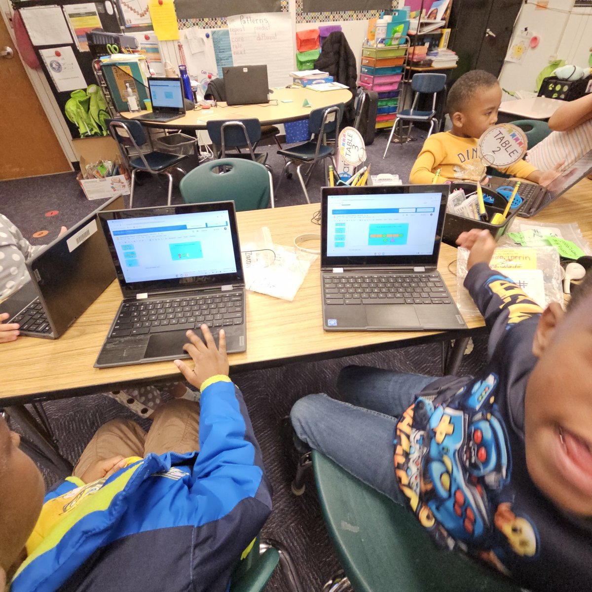 Smallblocktech's tweet image. I would like to thank Mrs. Young for allowing me to assist her and her kindergarten class with using Google Slides to create patterns.
@jennthomas75
@CradockES 
@ebracyPPS
@JolleyLa
@PortsVASchools 
#PPSshines 
#PPStrt
#Google
