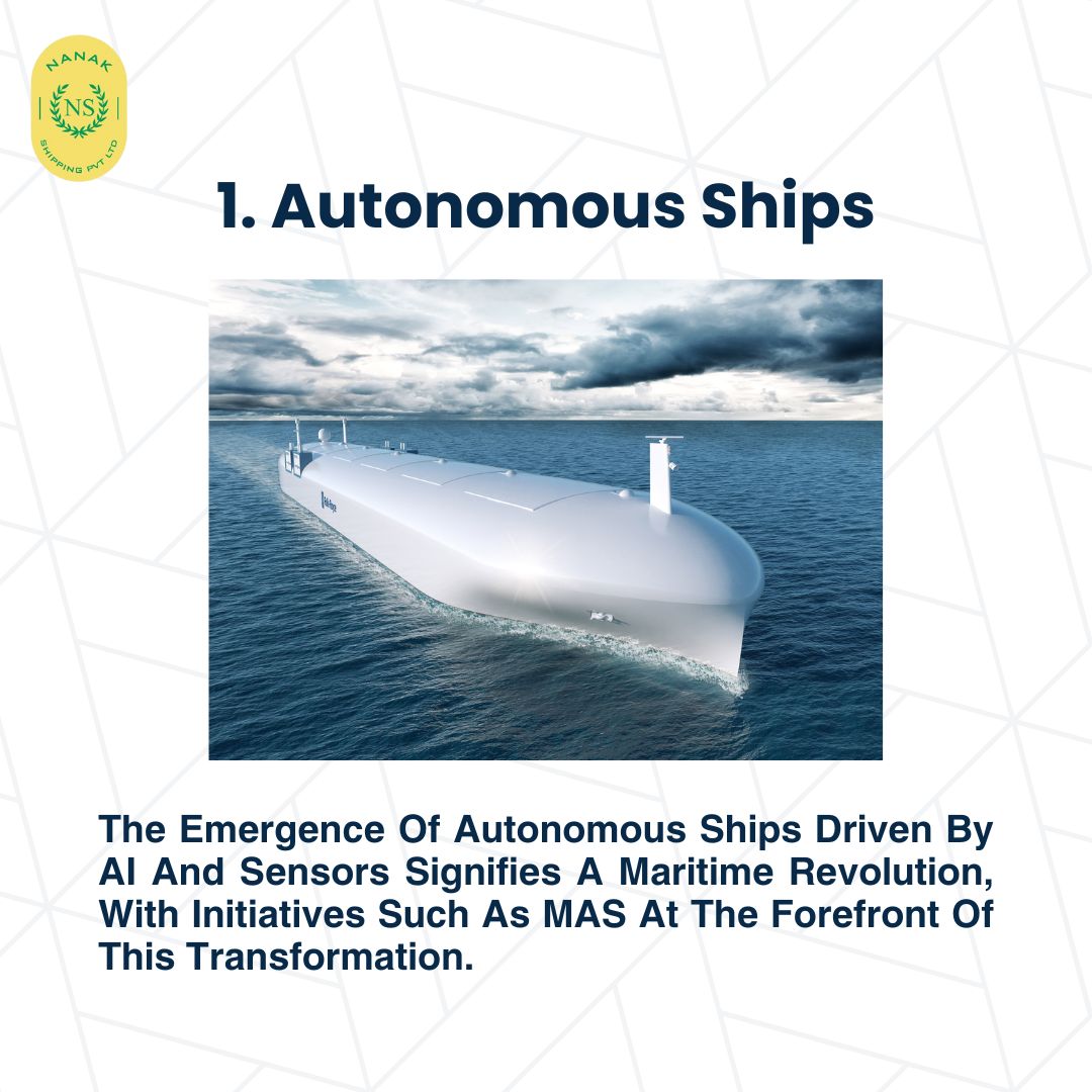 NanakShipping's tweet photo. At Nanak Shipping Pvt Ltd, we embrace cutting-edge tech shaping the future of maritime industry. From digitalization to automation, these innovations drive efficiency, sustainability &amp; safety at sea. Discover the top 7 technologies transforming shipping today! https://t.co/bfQGrjOL7t