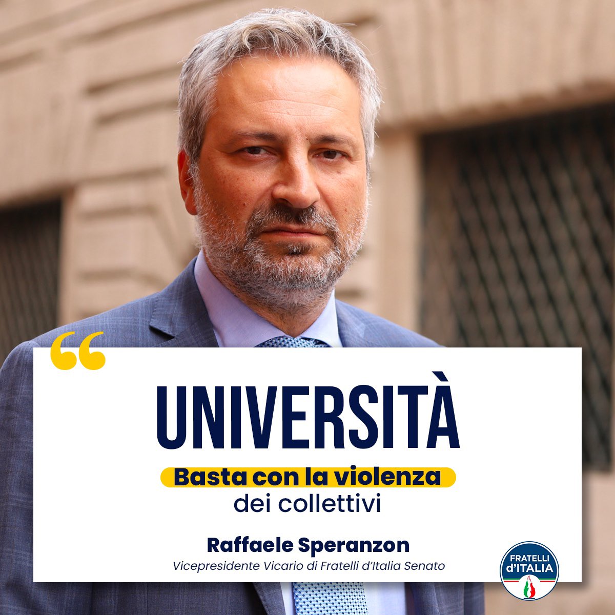 L’aggressione avvenuta all’Università La Sapienza di Roma da parte dei collettivi ai danni di studenti di Azione Universitaria ripropone ancora una volta, e sottolineo purtroppo, il tema della violenza politica da parte dell’estrema sinistra.